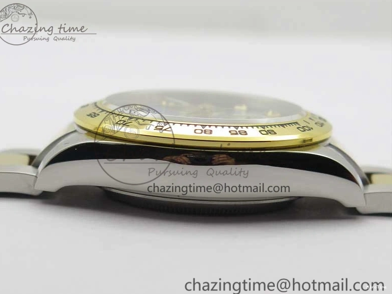 MiroTime 0520 Daytona 116520 SS YG UBF Best Edition Ice Blue MOP Crystal Markers Dial on SS YG Bracelet A Casual 2936